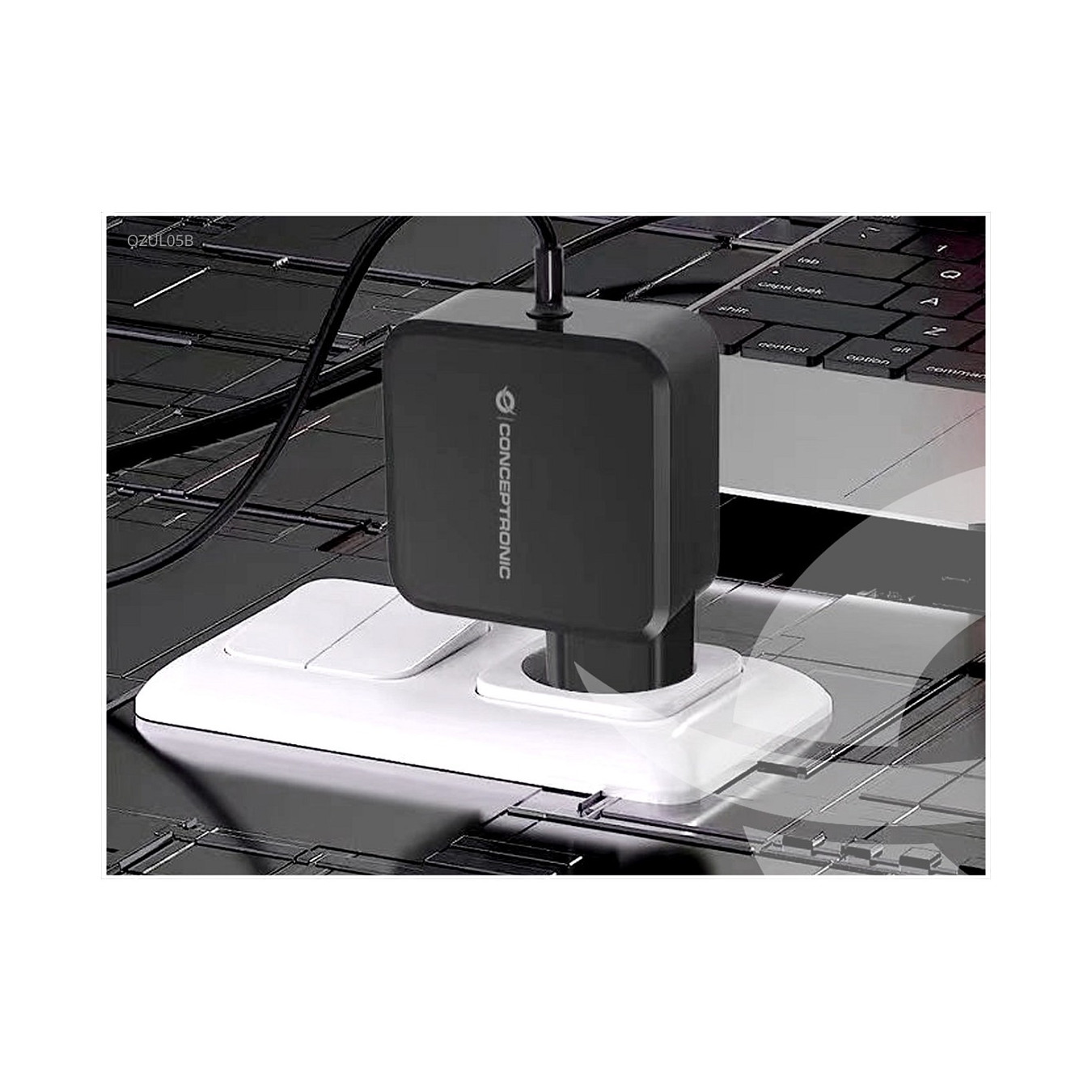 CONCEPTRONIC Ladegerät 1Port GaN USB-C Desk 100WPD3.0 PPS sw — Buy in Cyprus with Fast Delivery