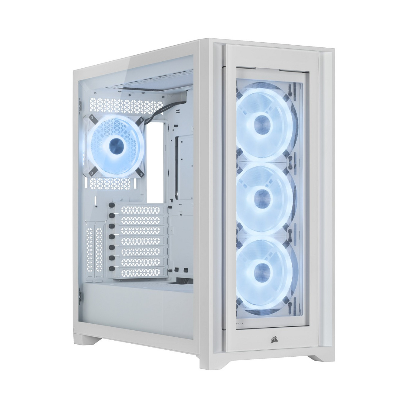 Corsair iCUE 5000X RGB QL Edition Mid-Tower ATX Gaming Gehäuse weiß — Buy in Cyprus with Fast Delivery