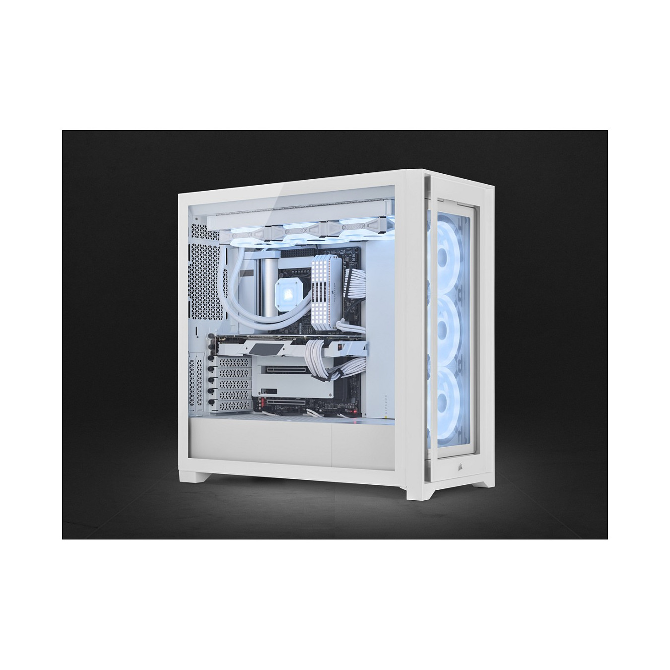 Corsair iCUE 5000X RGB QL Edition Mid-Tower ATX Gaming Gehäuse weiß — Buy in Cyprus with Fast Delivery