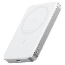 ANKER MagGo PowerBank 10.000mAh Slim weiss magnetische Powerbank im ultra-schlanken Design fuer iPhone 12 und hher un...