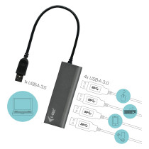 D I-TEC USB 3.0 Metal Charging HUB [4x USB Ladeport] — Buy in Cyprus with Fast Delivery