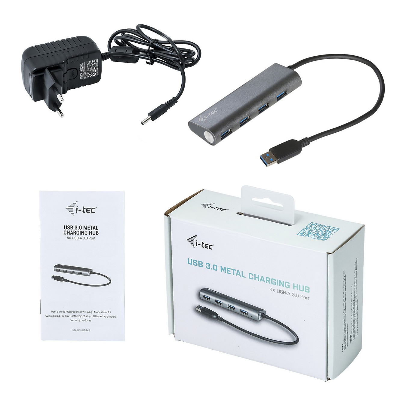 D I-TEC USB 3.0 Metal Charging HUB [4x USB Ladeport] — Buy in Cyprus with Fast Delivery