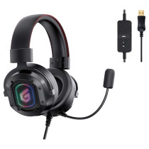 CONCEPTRONIC Gaming Headset USB Mikro.7.1.int.Bed. 2.2m sw — Buy in Cyprus with Fast Delivery