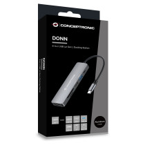 CONCEPTRONIC 6-1 Dock USB-C- to HDMI 2xUSB-A SD TF + 15cm gr — Buy in Cyprus with Fast Delivery