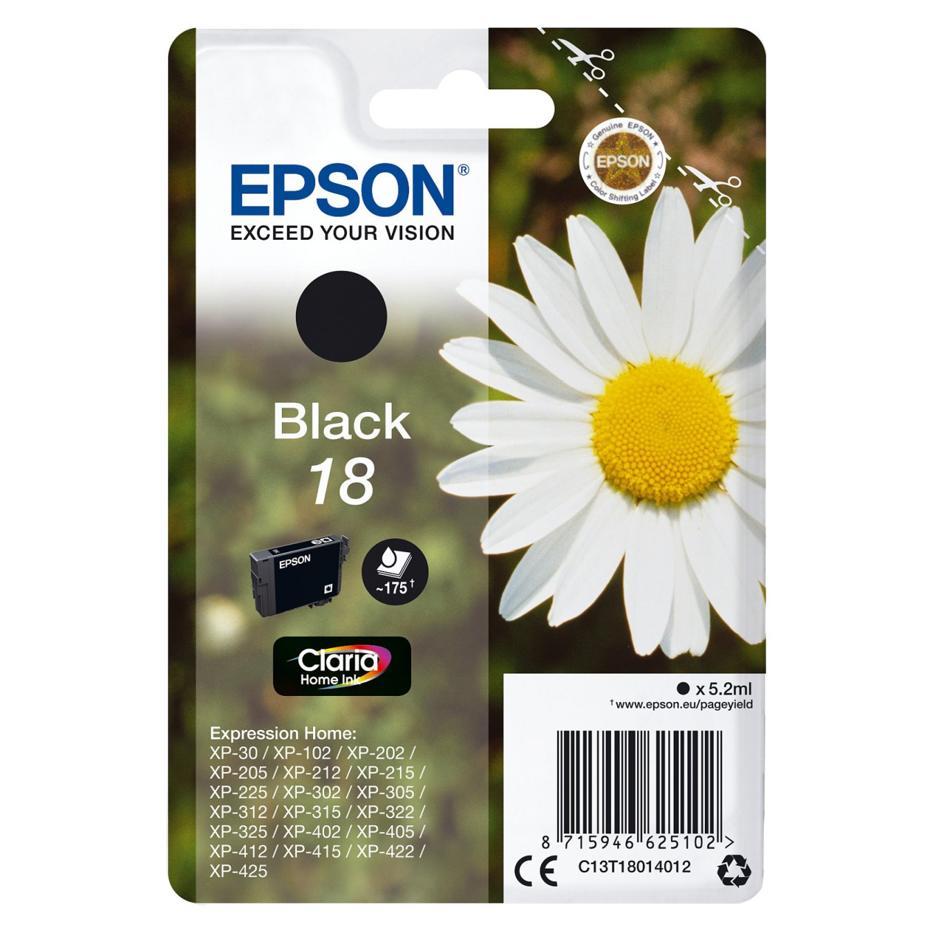 Epson T18014012 black NEUE VERPACKUNG — Buy in Cyprus with Fast Delivery