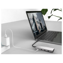CONCEPTRONIC 4-1 Dock USB-C- to 3xUSB-C 100WPD 25cm gr — Buy in Cyprus with Fast Delivery