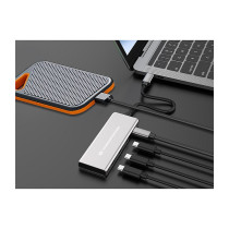 CONCEPTRONIC 4-1 Dock USB-C- to 3xUSB-C 100WPD 25cm gr — Buy in Cyprus with Fast Delivery