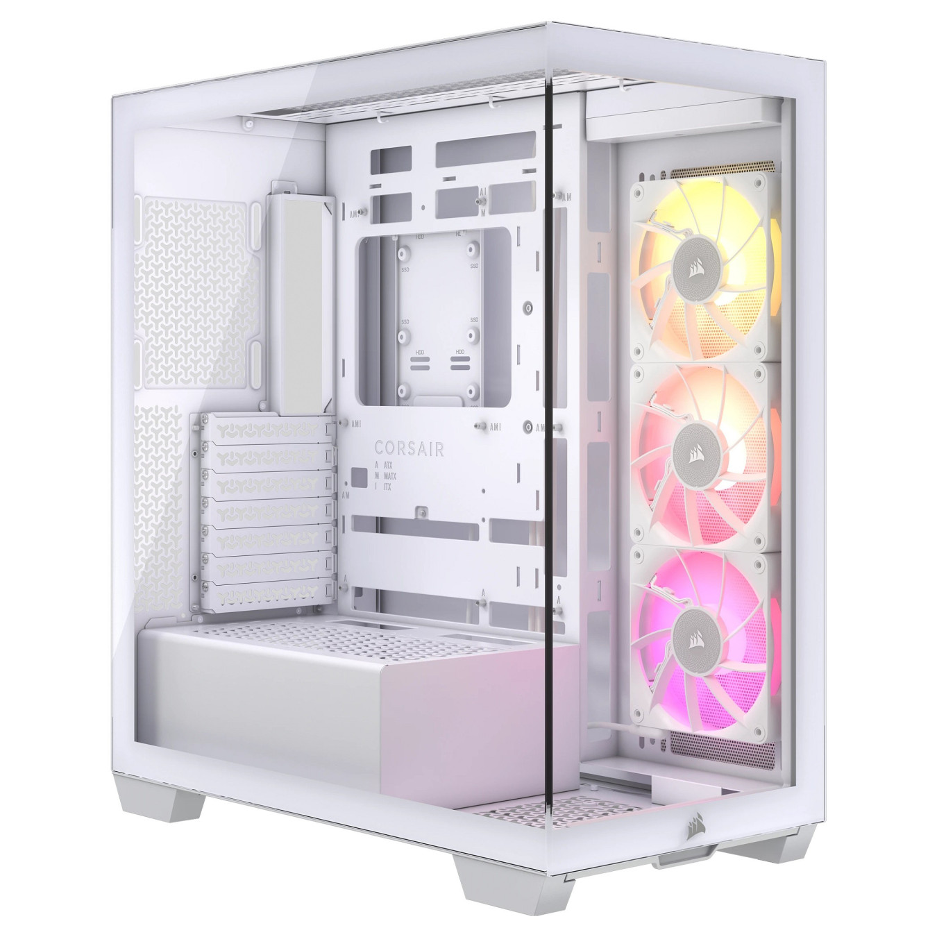 Corsair 3500X LINK RGB weiß Midi Tower ATX Gaming Gehäuse — Buy in Cyprus with Fast Delivery