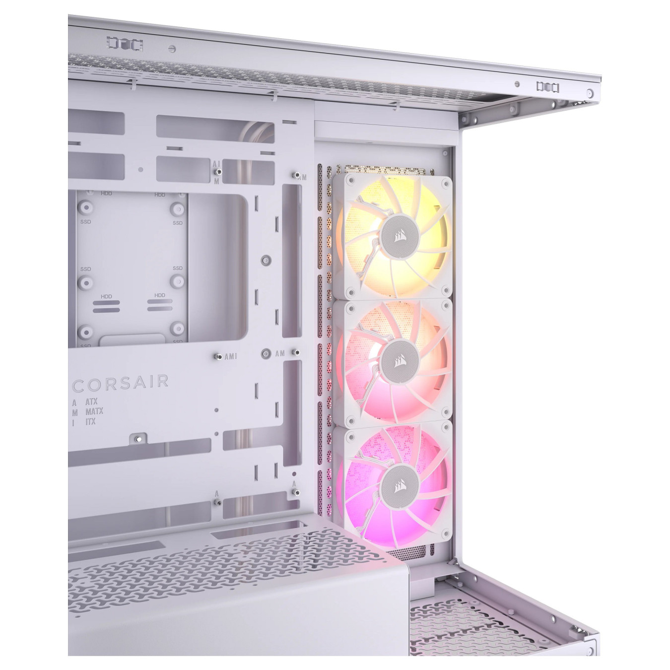 Corsair 3500X LINK RGB weiß Midi Tower ATX Gaming Gehäuse — Buy in Cyprus with Fast Delivery