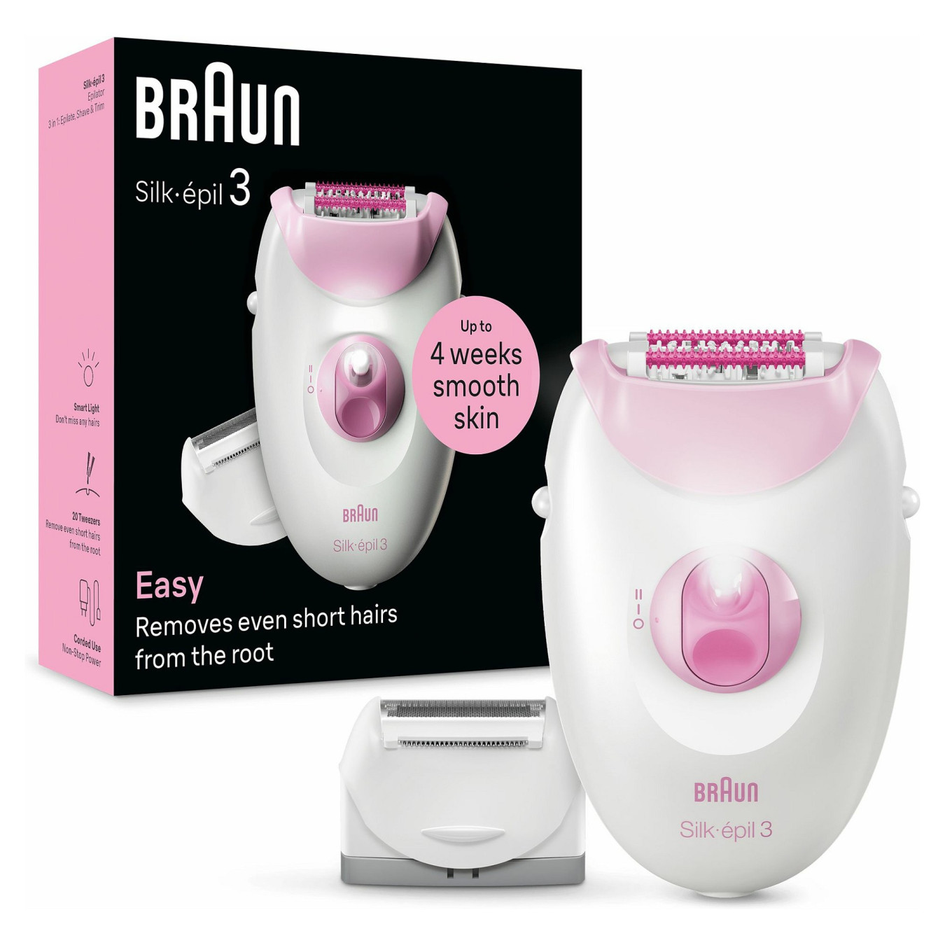 Braun Epilierer Silk-epil 3-031 — Buy in Cyprus with Fast Delivery