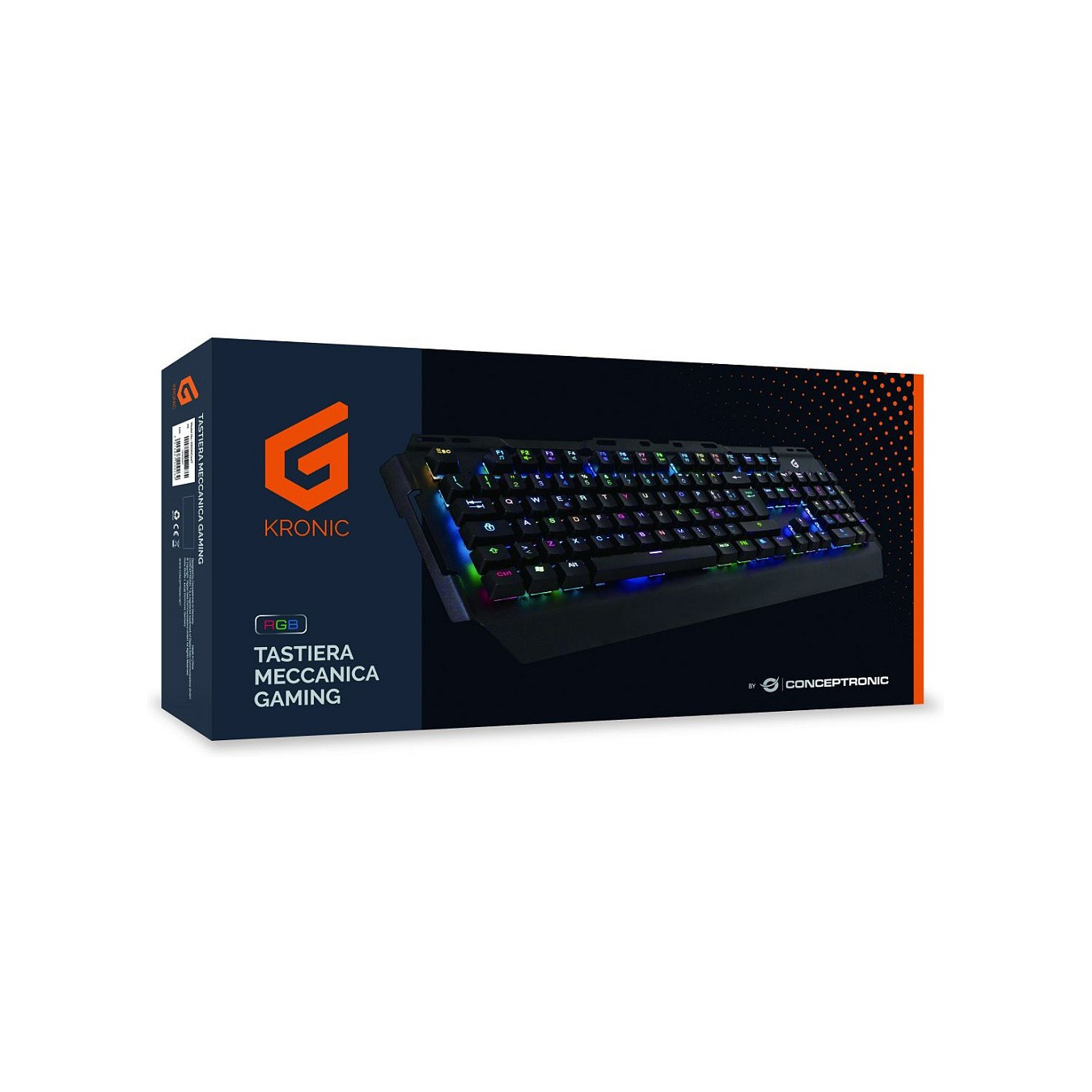 CONCEPTRONIC Gaming Tasta.. RGB. IT. Blue Switche italienis. — Buy in Cyprus with Fast Delivery