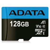 CARD Adata Premier microsdxc 128GB 100R 25W UHS-I Class 10 A1 V10 + Adapter — Buy in Cyprus with Fast Delivery