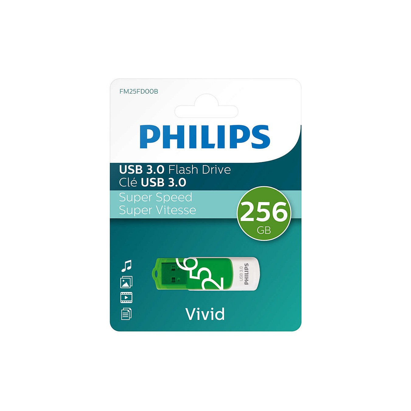 STICK Philips USB 3.0 256GB Vivid Edition Spring Green — Buy in Cyprus with Fast Delivery