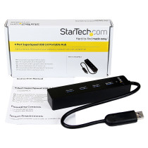StarTech 4 PORT PORTABLE USB 3.0 HUB — Buy in Cyprus with Fast Delivery