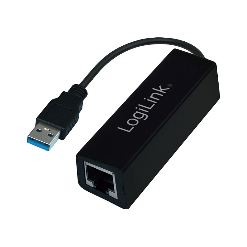LogiLink UA0184A USB 3.0 to Gigabit Ethernet Adapter RJ45 Black (Boxed) — Buy in Cyprus with Fast Delivery
