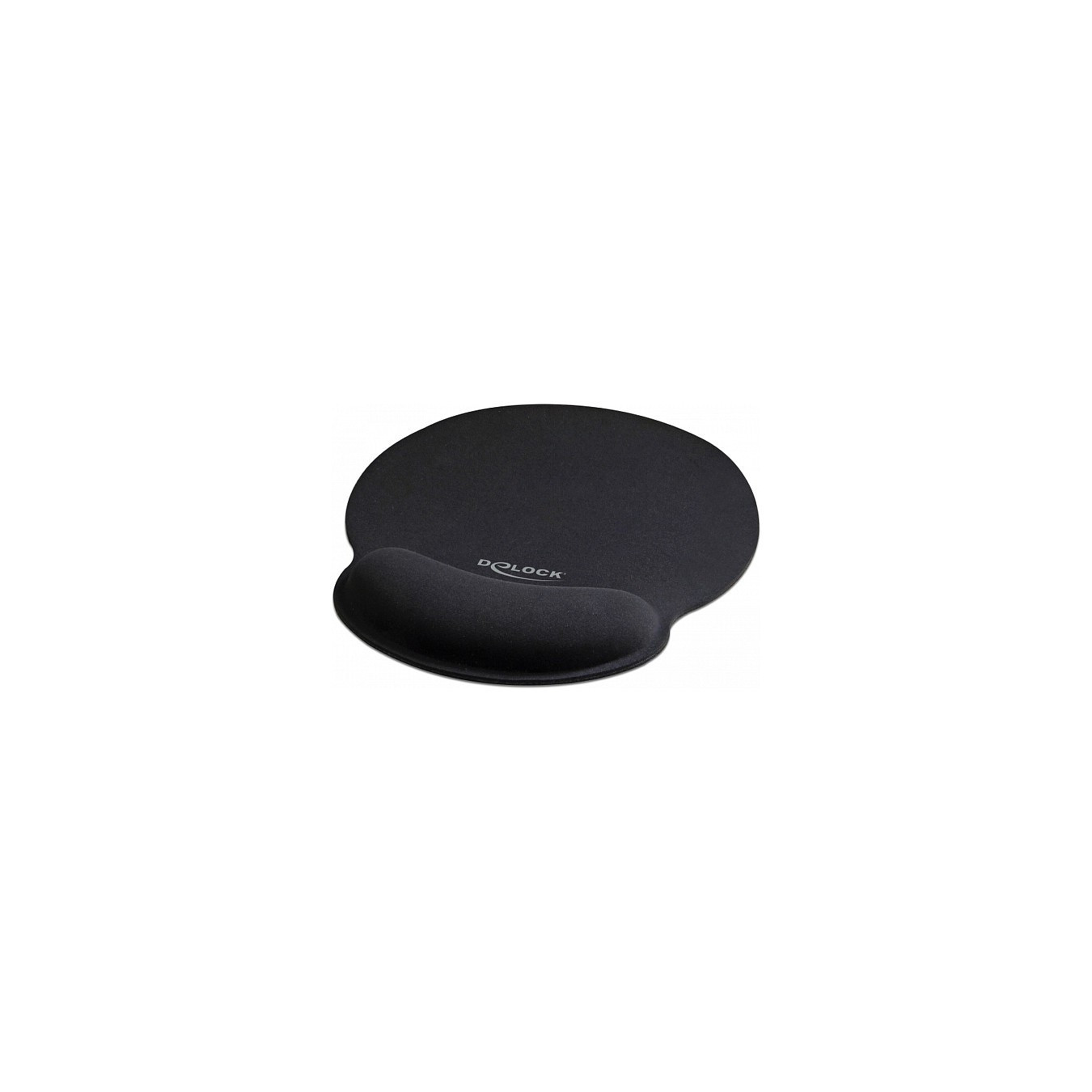 DELOCK Mauspad mit Handballenauflage rund schwarz — Buy in Cyprus with Fast Delivery