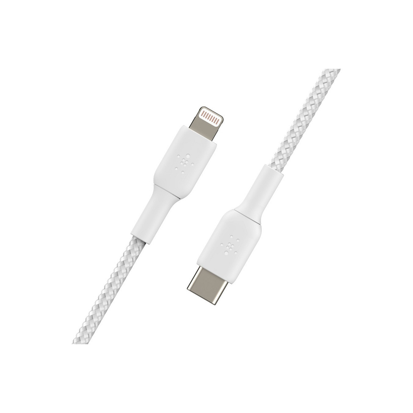Belkin Lightning USB-C Kabel ummantelt mfi 1m weiß — Buy in Cyprus with Fast Delivery