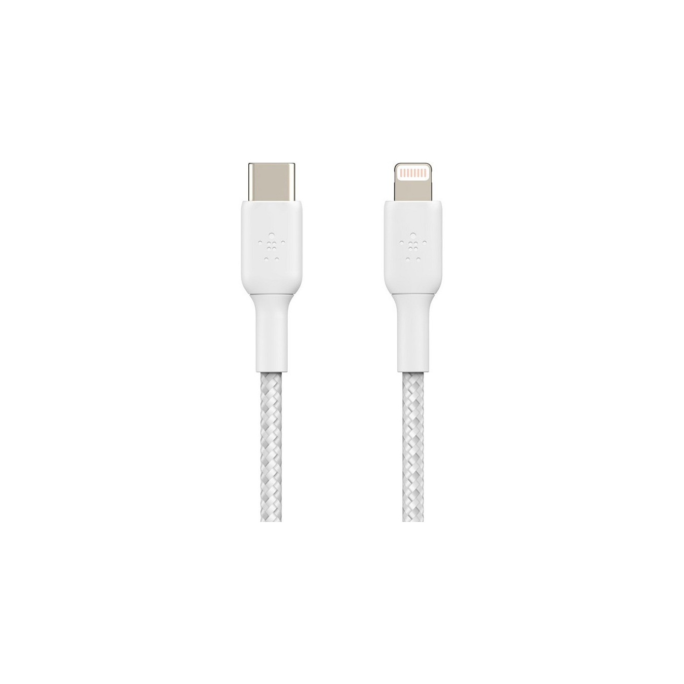 Belkin Lightning USB-C Kabel ummantelt mfi 1m weiß — Buy in Cyprus with Fast Delivery