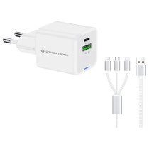 CONCEPTRONIC Ladegerät 2Port GaN 3-in-1 33WPD3.0 PPS ws — Buy in Cyprus with Fast Delivery