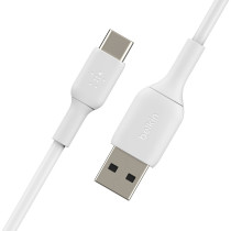 Belkin USB-C USB-A Kabel PVC. 1m. weiß — Buy in Cyprus with Fast Delivery