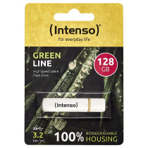 STICK Intenso Green Line 128 GB (beige braun. USB-A 3.2 Gen 1) — Buy in Cyprus with Fast Delivery