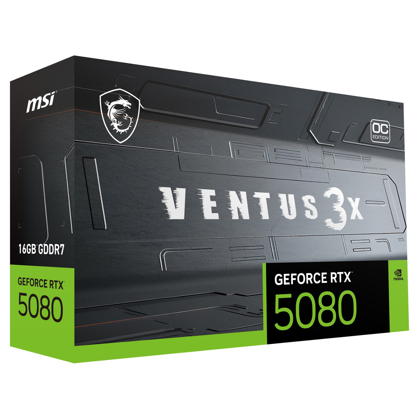 MSI GeForce RTX 5080 16G VENTUS 3X OC – Graphics Card 16GB GDDR7 – 10,752 CUDA Cores | Armenius Store