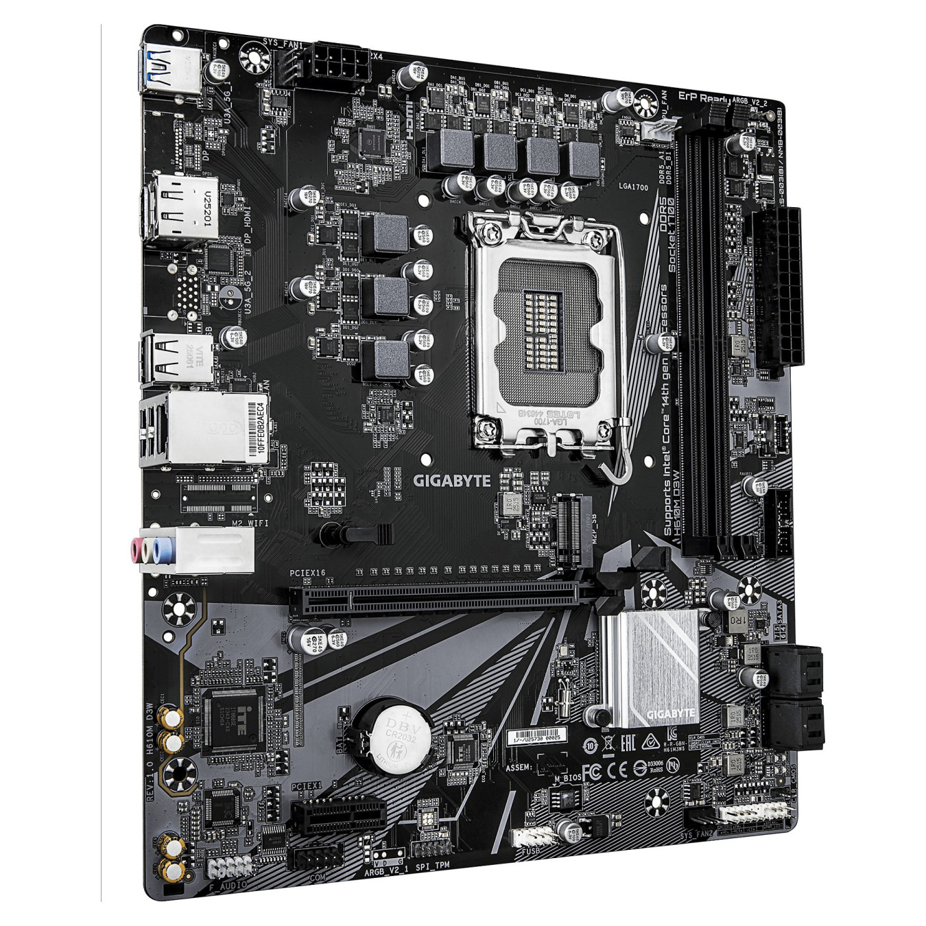 Gigabyte H610M D3W (H610.S1700.mATX.DDR5 — Buy in Cyprus with Fast Delivery
