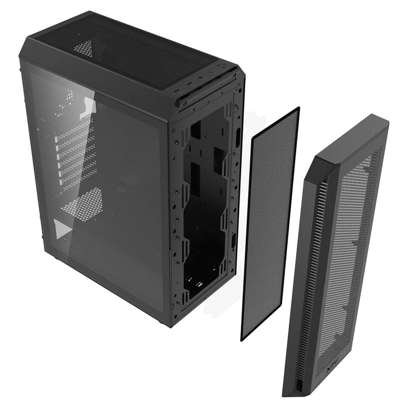 XPG Valor Air Plus ATX Midi Tower schwarz Glas 4x120mm ARGB — Buy in Cyprus with Fast Delivery