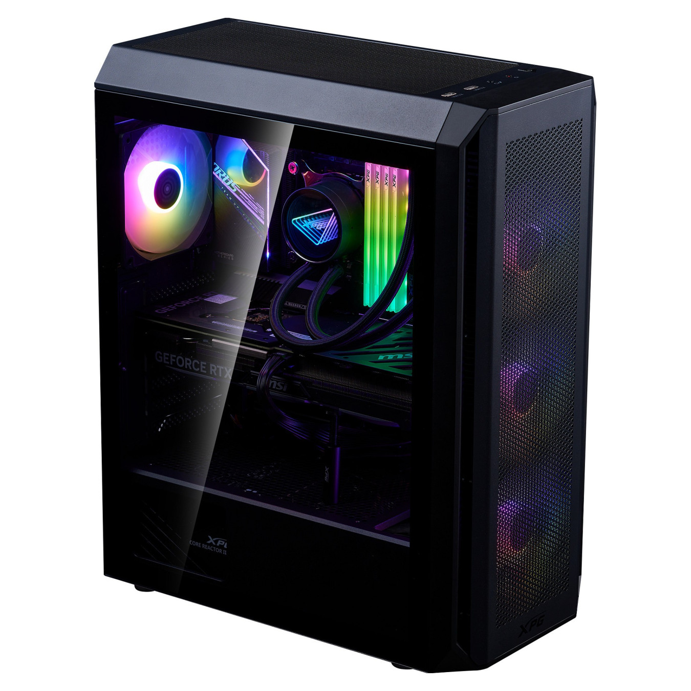 XPG Valor Air Plus ATX Midi Tower schwarz Glas 4x120mm ARGB — Buy in Cyprus with Fast Delivery