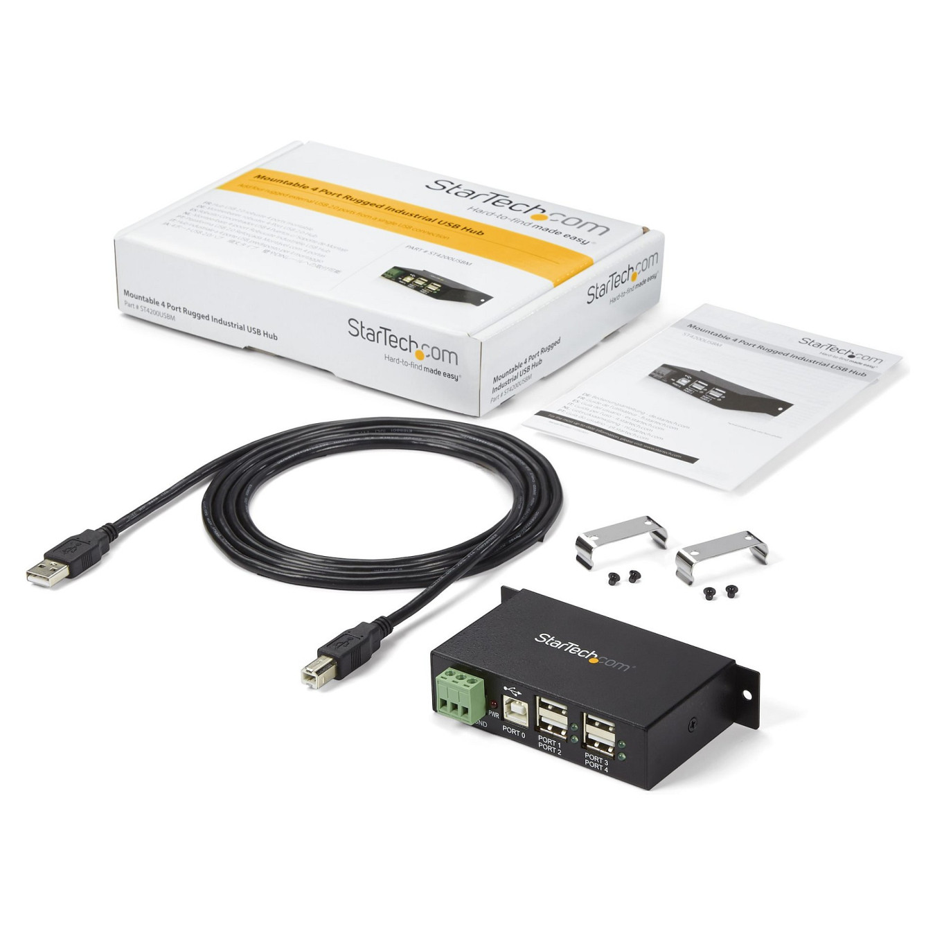 StarTech 4 PORT RUGGED USB HUB — Buy in Cyprus with Fast Delivery