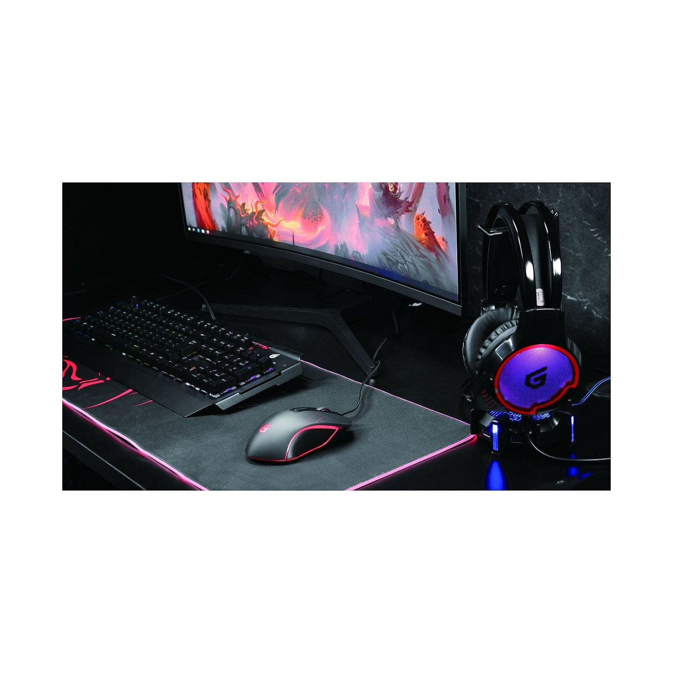 CONCEPTRONIC Gaming Tasta.. RGB. PT. Blue Switche portugies. — Buy in Cyprus with Fast Delivery