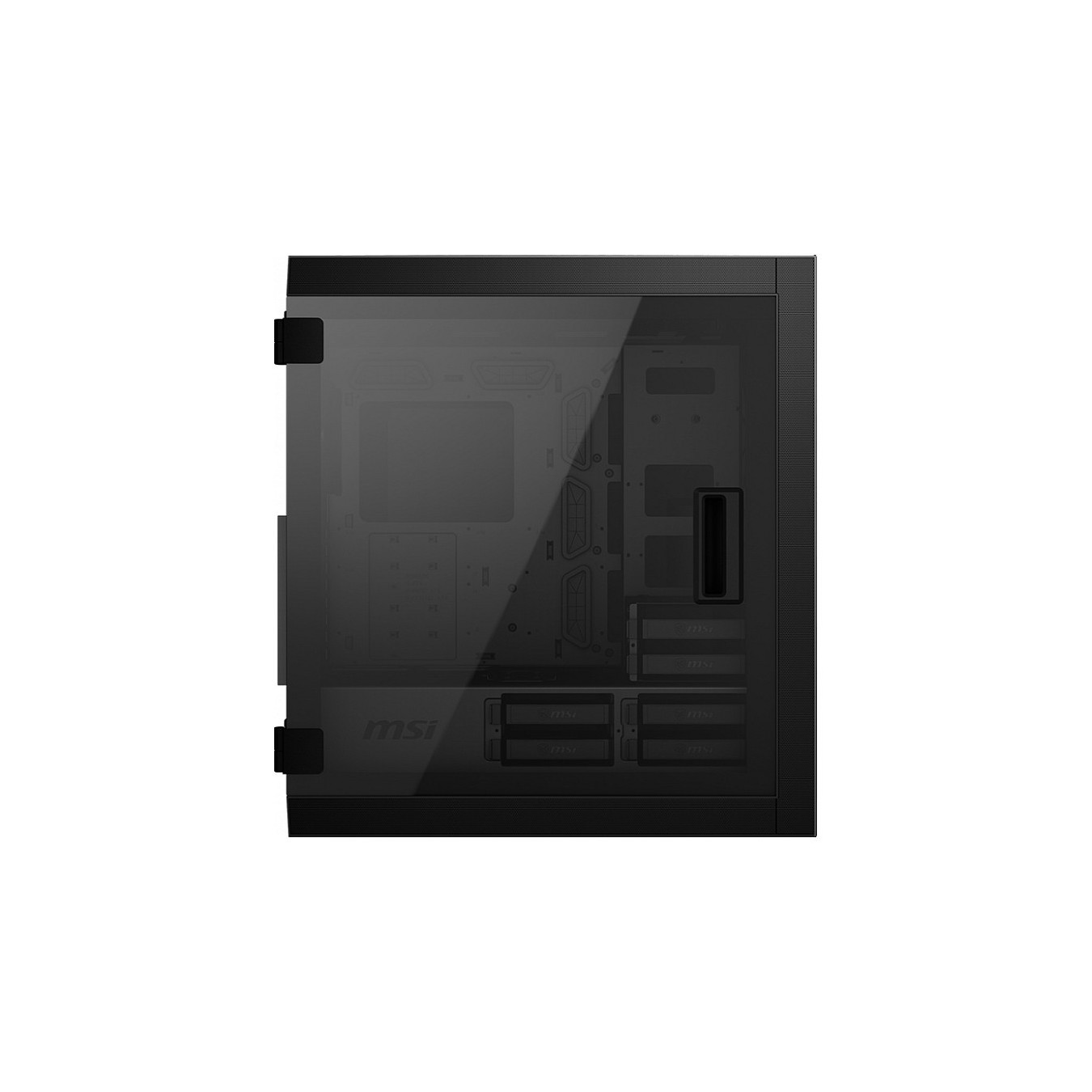BIG MSI MPG SEKIRA 500P black. window. — Buy in Cyprus with Fast Delivery