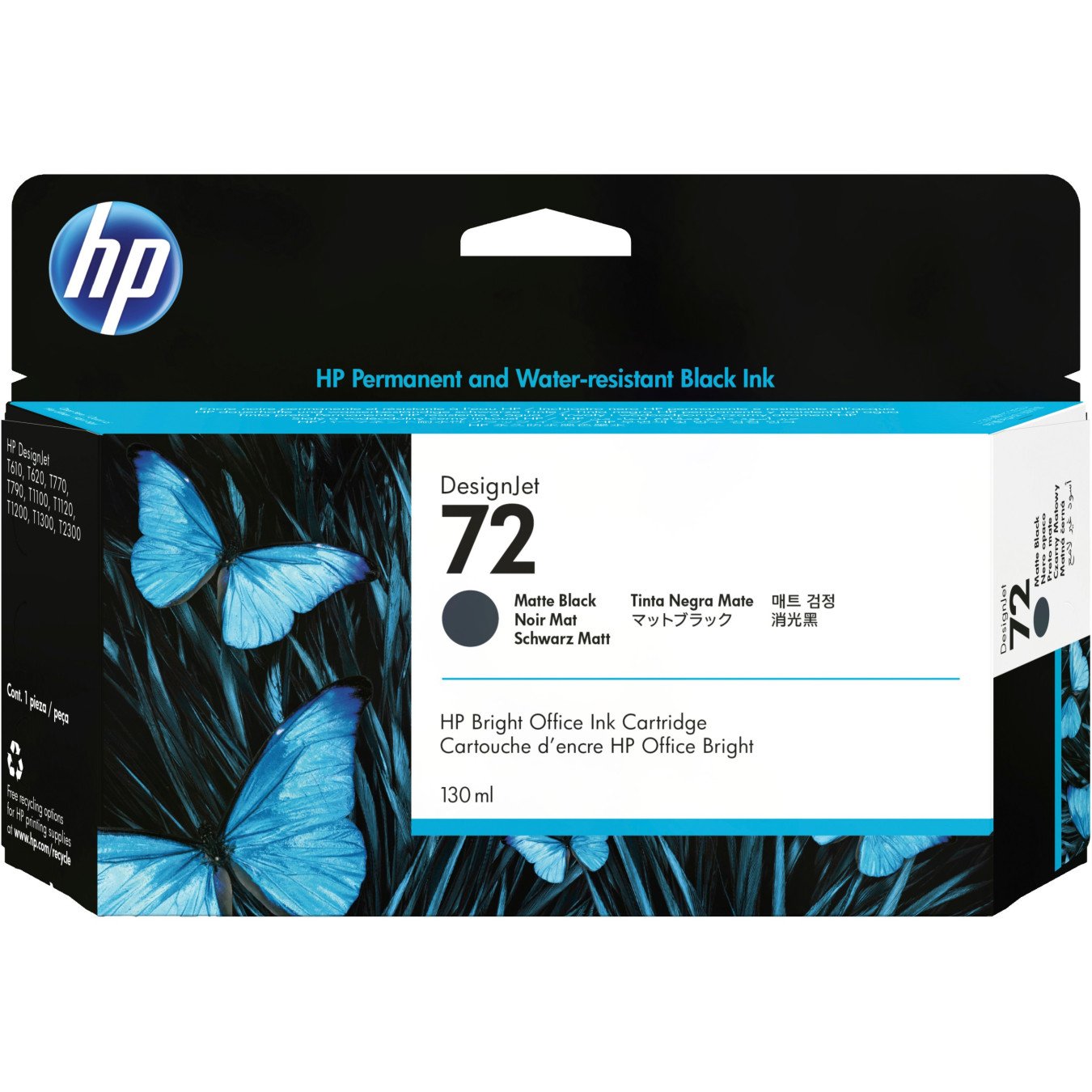 HP Tinte 72 C9403A Schwarz matt — Buy in Cyprus with Fast Delivery