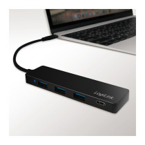 Logilink USB 3.1 HUB 3+1-port Type-C schwarz — Buy in Cyprus with Fast Delivery