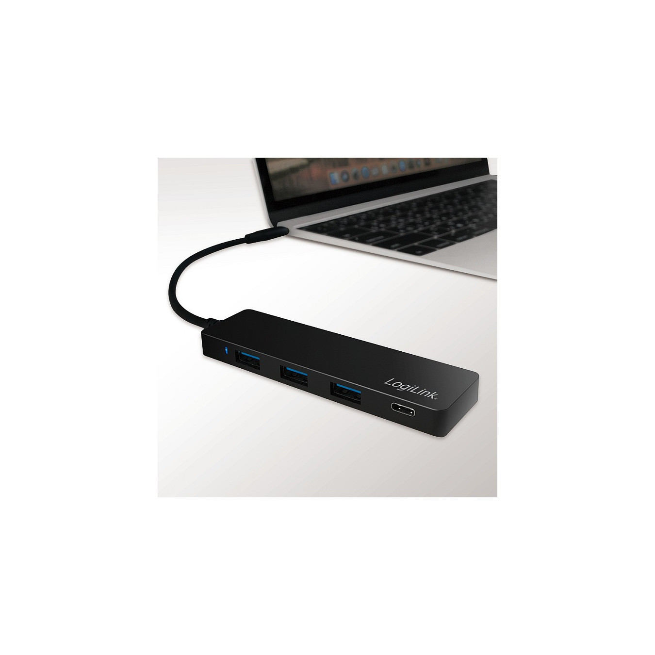 Logilink USB 3.1 HUB 3+1-port Type-C schwarz — Buy in Cyprus with Fast Delivery