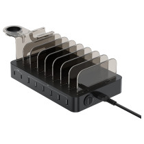 CONCEPTRONIC Ladegerät 8Port 6xUSB-A 2xC Multi 75WPD3.0 sw — Buy in Cyprus with Fast Delivery