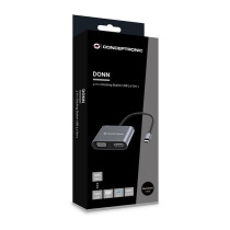 CONCEPTRONIC 4-1 Dock USB-C- to HDMI.USB3.0.VGA.100WPD 15cm gr — Buy in Cyprus with Fast Delivery