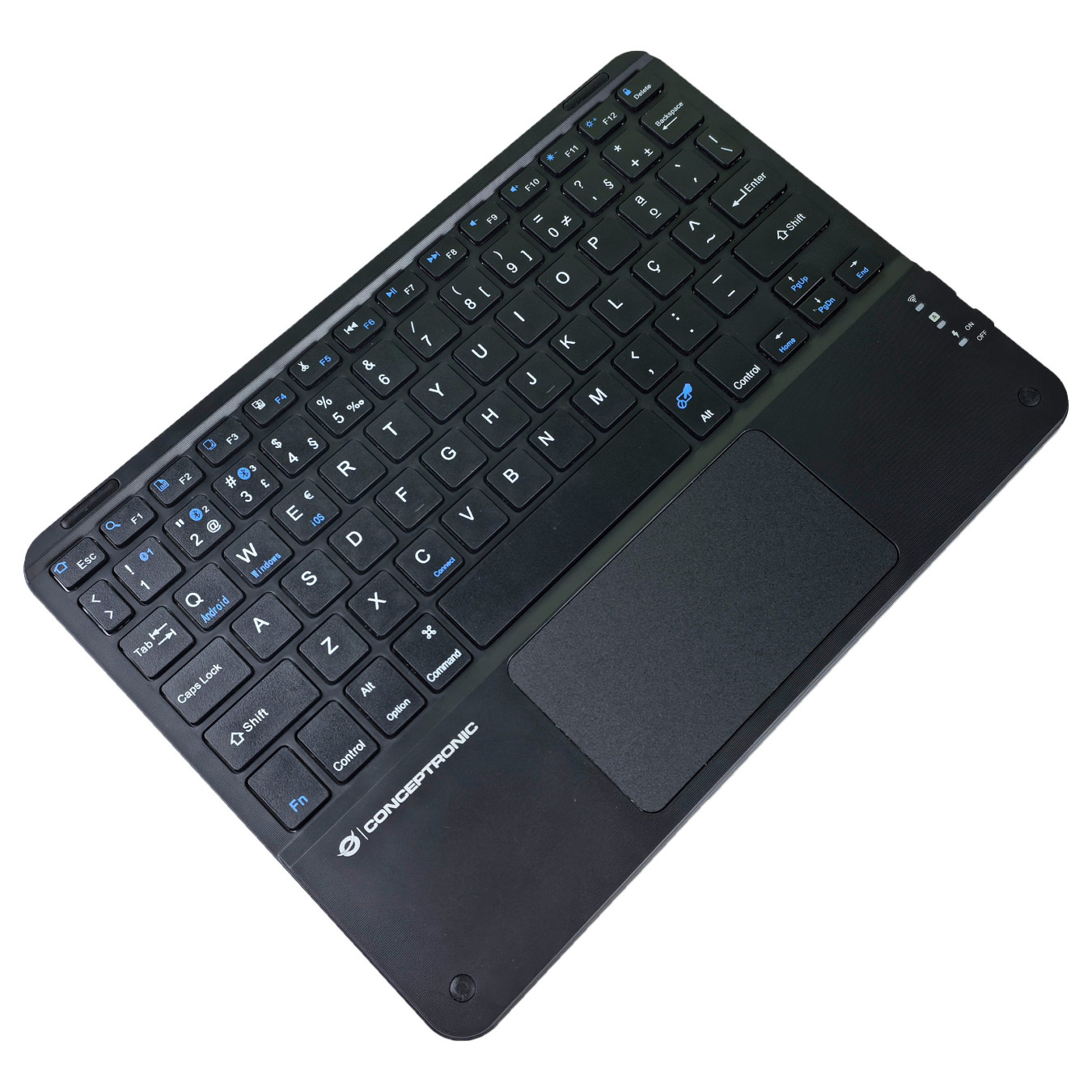 CONCEPTRONIC Wireless Tastatur. Layout portug. 10' schwarz — Buy in Cyprus with Fast Delivery