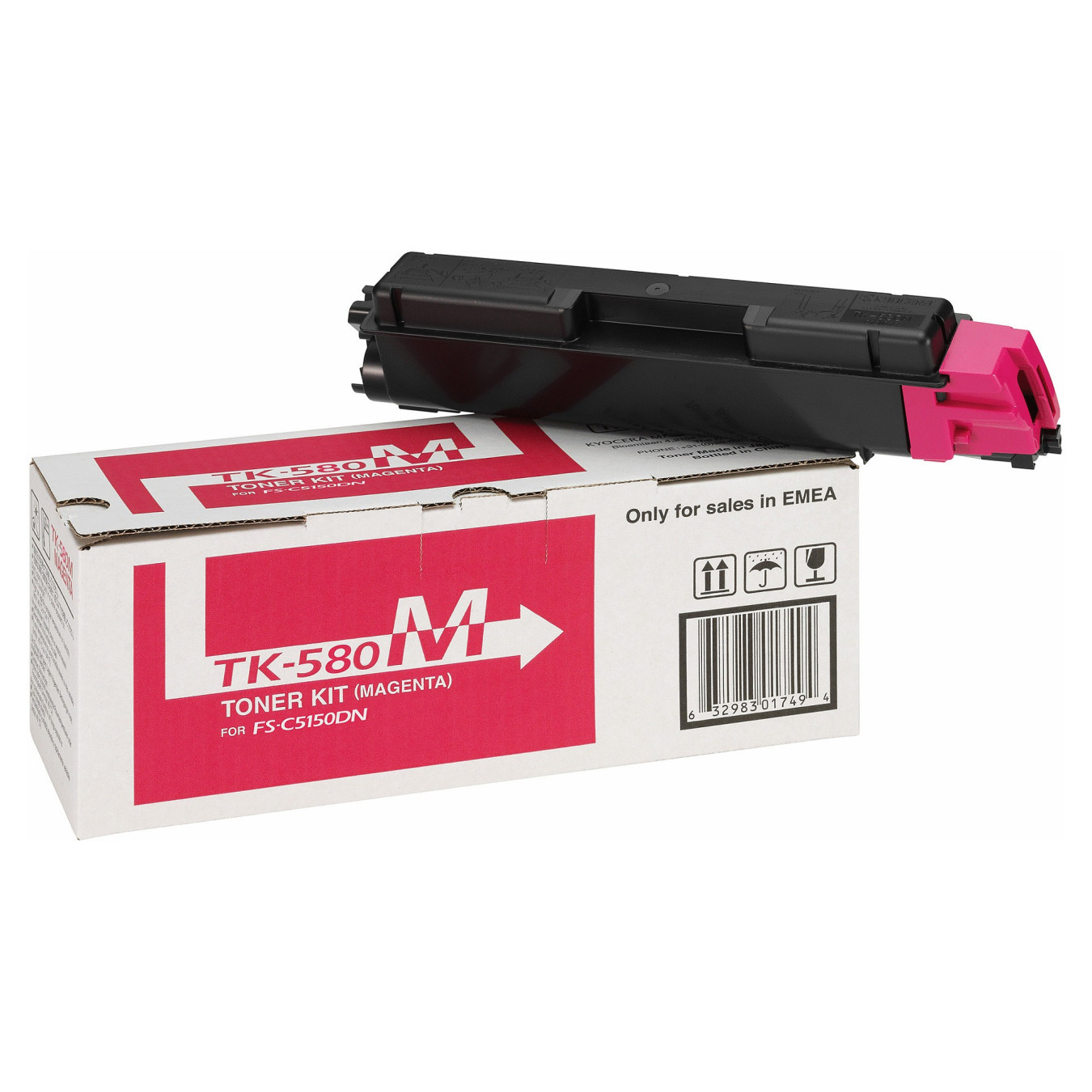 Kyocera Toner TK-580M Magenta bis zu 2.800 Seiten gem. ISO IEC 19798 — Buy in Cyprus with Fast Delivery