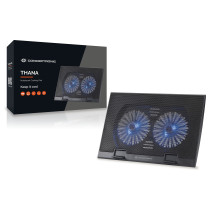 CONCEPTRONIC 2-Fan USB-A2.0 Laptop-Kühlpad 30Kg 17' sw — Buy in Cyprus with Fast Delivery
