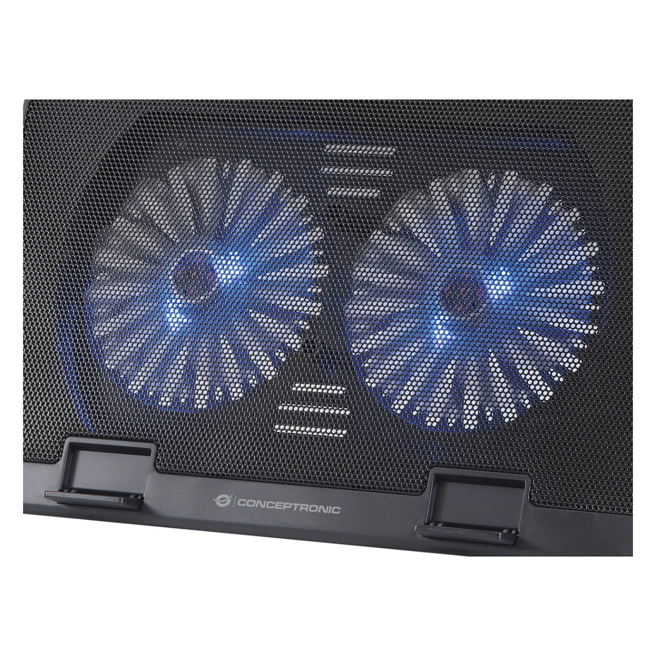 CONCEPTRONIC 2-Fan USB-A2.0 Laptop-Kühlpad 30Kg 17' sw — Buy in Cyprus with Fast Delivery