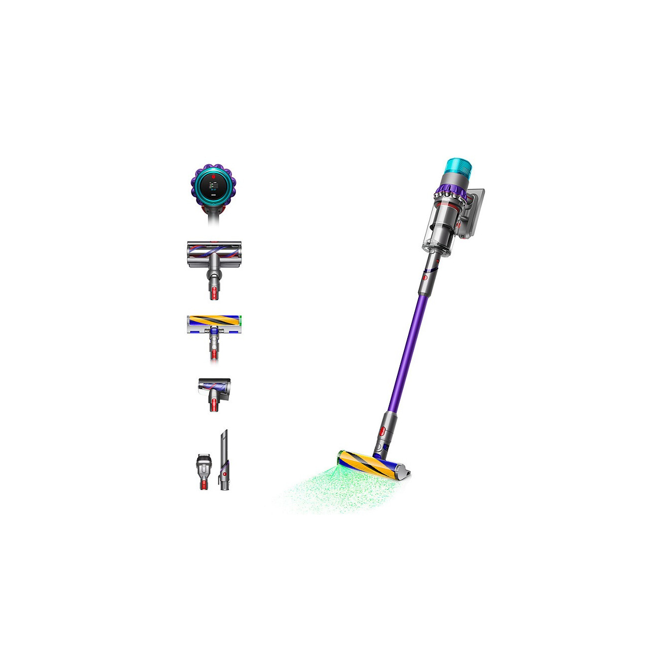 Dyson Gen5Detect Absolute Kabelloser Staubsauger (Rot Silber Türkis) — Buy in Cyprus with Fast Delivery
