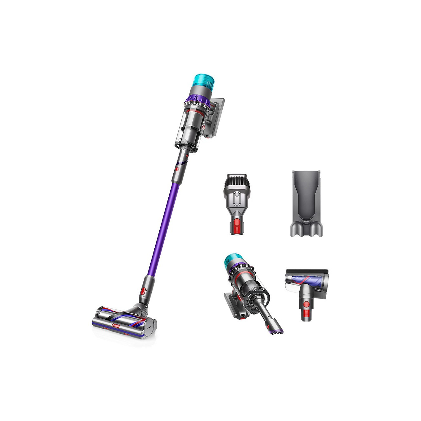Dyson Gen5Detect Absolute Kabelloser Staubsauger (Rot Silber Türkis) — Buy in Cyprus with Fast Delivery