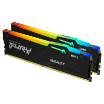 DIMM 32 GB DDR5-5600 (2x 16 GB) Dual-Kit (schwarz. KF556C36BBEAK2-32. FURY Beast RGB. INTEL XMP. AMD EXPO)