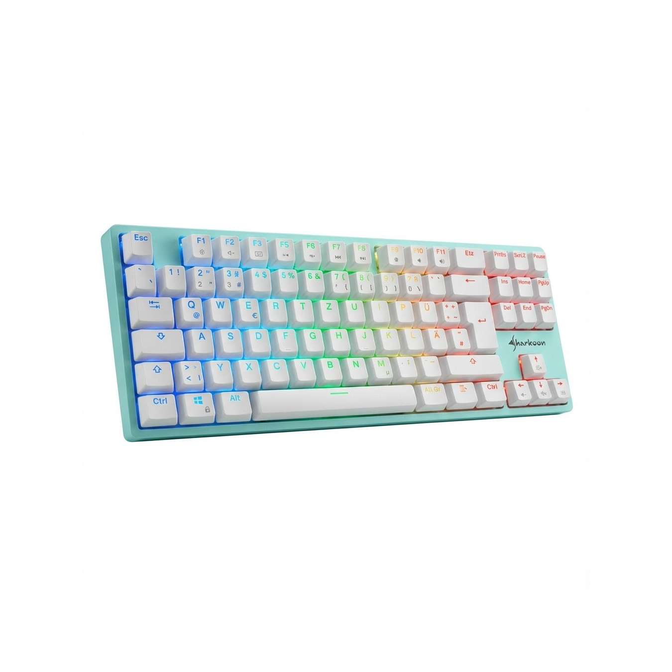 Sharkoon SKILLER SGK50 S3 Ultimate Rev2 mint blue QWERTZ — Buy in Cyprus with Fast Delivery