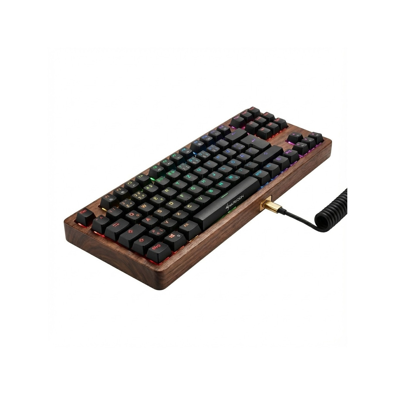 SKILLER SGK50 S4 Gen2 Wood PBT(holz schwarz. ES-Layout. Gateron G Pro 3.0 Yellow) — Buy in Cyprus with Fast Delivery