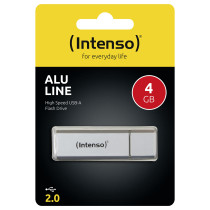 STICK 4GB USB 2.0 Intenso Alu Line Silver — Buy in Cyprus with Fast Delivery