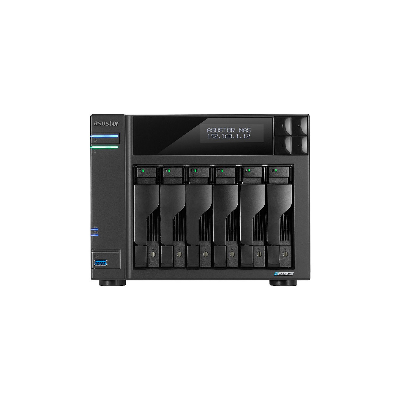 ASUSTOR Lockerstor NAS AS6706T 6-Bay — Buy in Cyprus with Fast Delivery