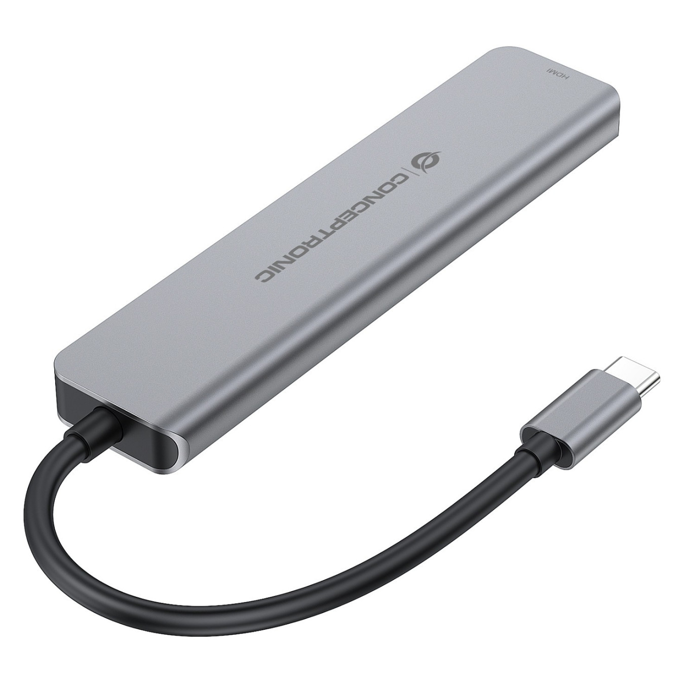 CONCEPTRONIC 6-1 Dock USB-C- to HDMI 2xUSB-A 2xUSB-C + 25cm gr — Buy in Cyprus with Fast Delivery