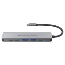 CONCEPTRONIC 6-1 Dock USB-C- to HDMI 2xUSB-A 2xUSB-C + 25cm gr — Buy in Cyprus with Fast Delivery
